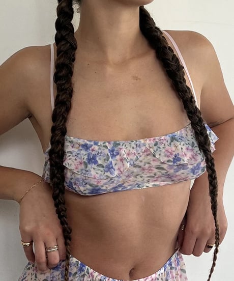 Only Hearts Pink Violet Tender Bralette in Wildflower