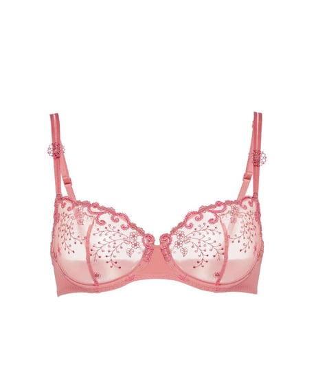Simone Perele Delice Half Cup Bra in Smokey Pink