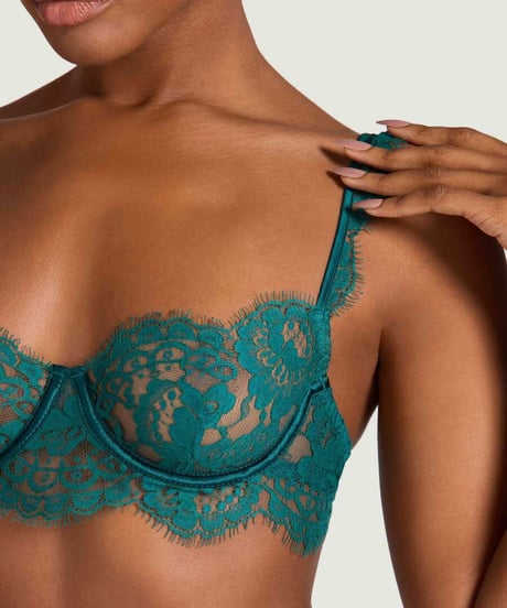 Coco de Mer Avani Balcony Bra in Teal