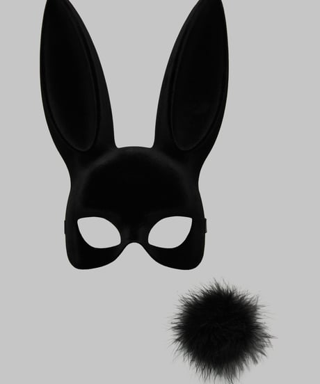 Maison Close Velvet Bunny Mask with PomPom