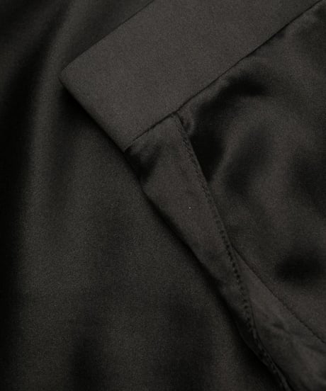 Maison Close Silk Skirt in Black