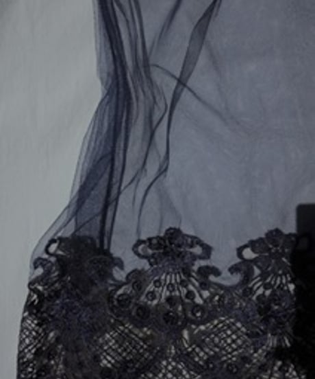 I.D. Sarrieri Lace Babydoll in Navy