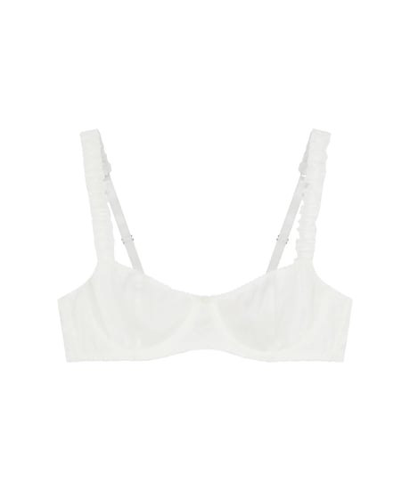 Fruity Booty x Hai Silk Frill Bra in White