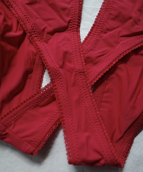 Maison Close Le Petit Secret Open Panty in Red