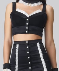 Mur Mur Maid Bra Top Black