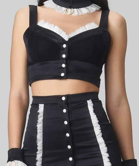 Mur Mur Maid Bra Top Black