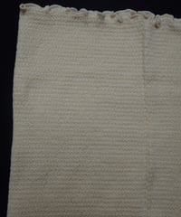 テフテフ Silk Body Short Warmer in Cream