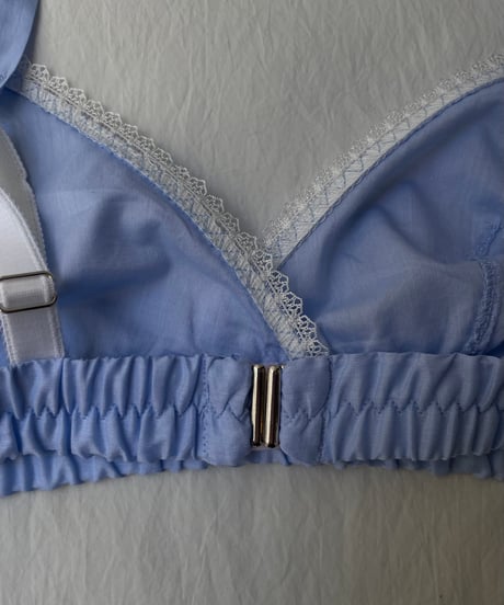 Fifi Chachnil Cotton Soft Bra in Blue