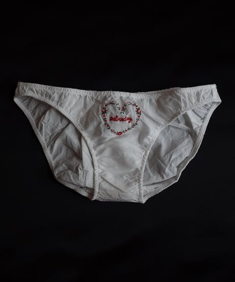 Only Hearts LONG WEEKEND 3 PACK EMBROIDERED PANTIES in White