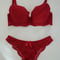 Peco Bra New Red Thong Set