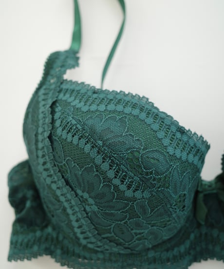 Peco Bra New Vert Sapin Thong Set