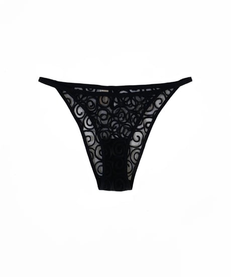 Liniere Lingerie Soft Kiss Panty in Black