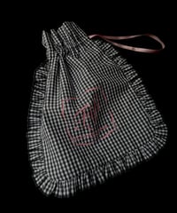 Fifi Chachnil Cotton Pouch in Grey