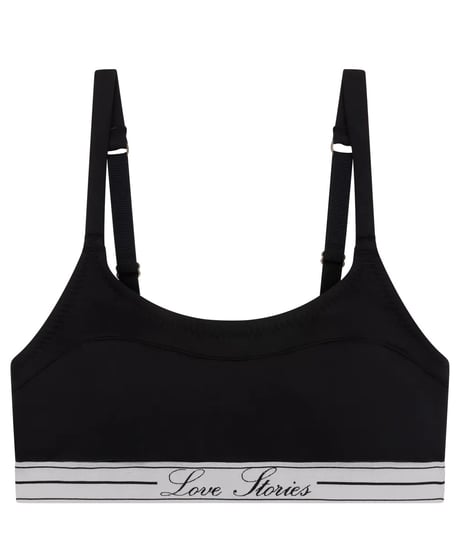 Love Stories Tori Elegant Padded Bralette in Black