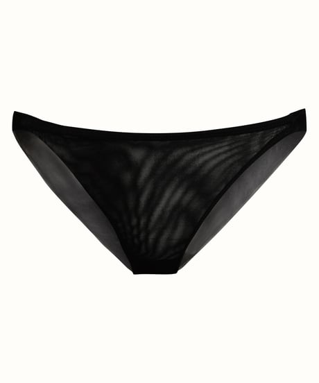 Patina Translucent Brief in Licorice (Black)