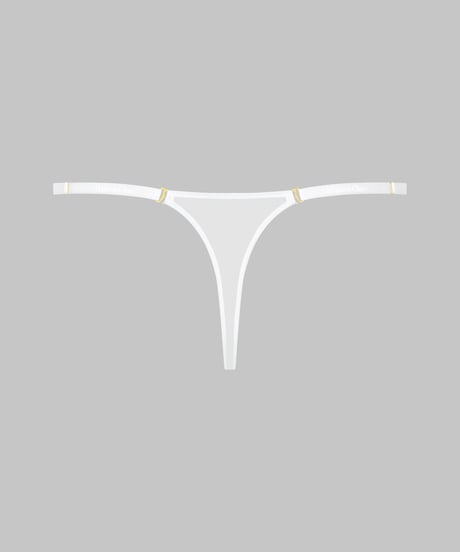 Maison Close Corps a Corp Mini Thong in White