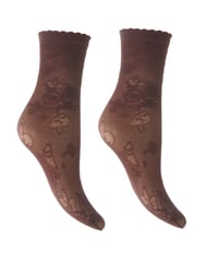 Trasparenze ARGO Socks in Mocha