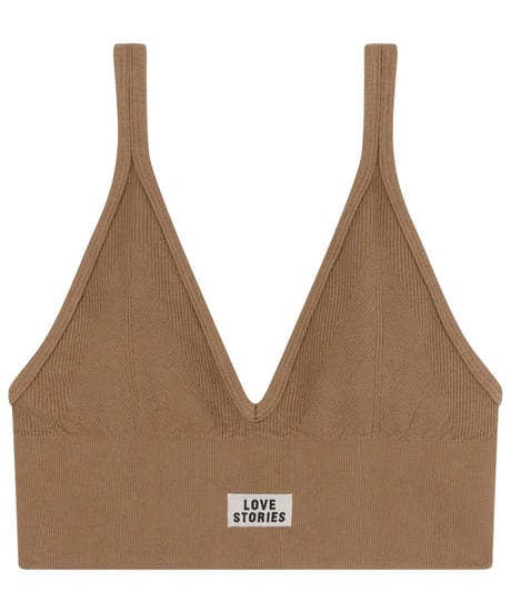 Love Stories Posey Stylish Sporty Bralette in Bronze