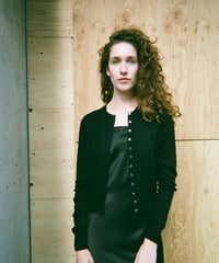 HAZE Cashmere Cardigan in Black