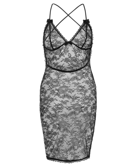 Agent Provocateur HINDA Slip Dress in Black