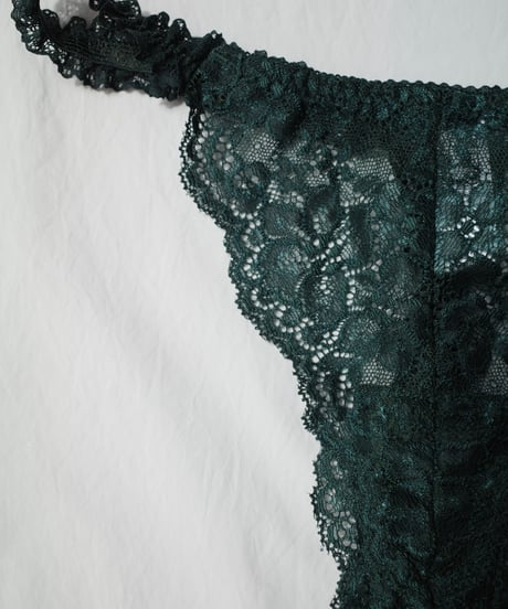 Zermatt Alice Thong in Forest Green