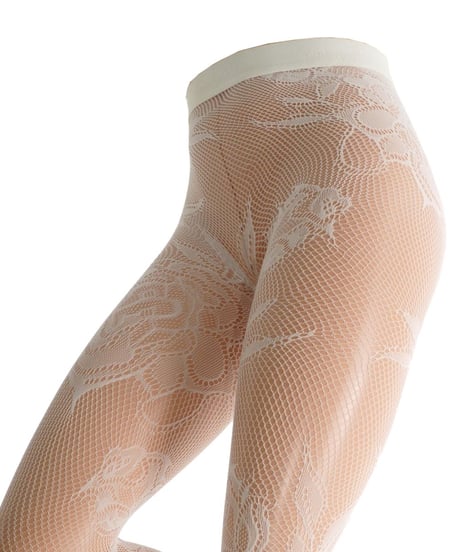 Trasparenze CERVIA Tights in Seta (Ivory)