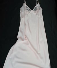 Chantelle Long Slip Dress in Rose taffetas