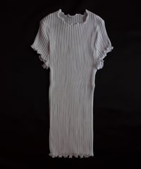 Oscalito Cotton Rib Short Sleeve in White