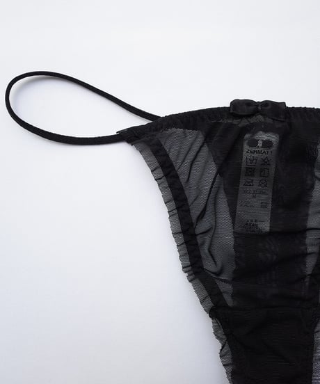 Zermatt Sophia Thong in Black