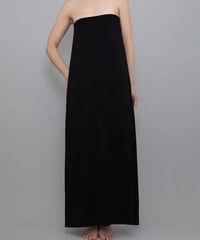 KYE STRAPLESS LONG DRESS in Black