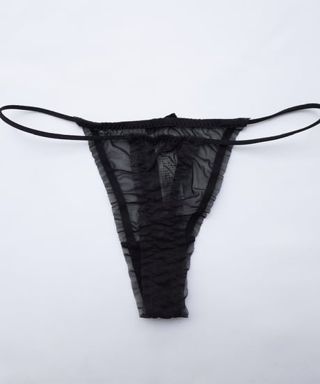 Zermatt Sophia Thong in Black