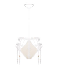 Agent Provocateur Coletta Playsuit in White Sand