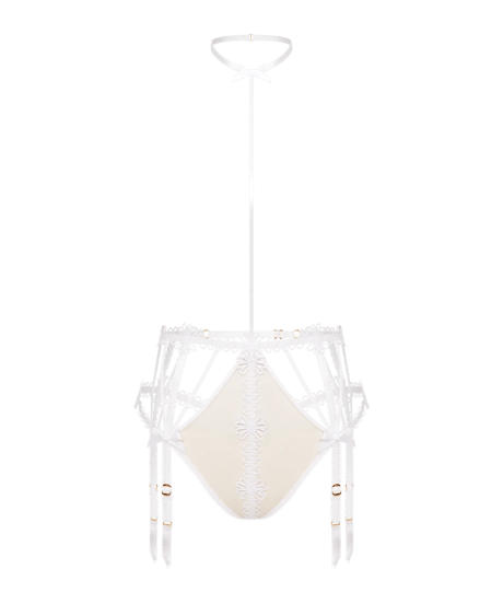 Agent Provocateur Coletta Playsuit in White Sand