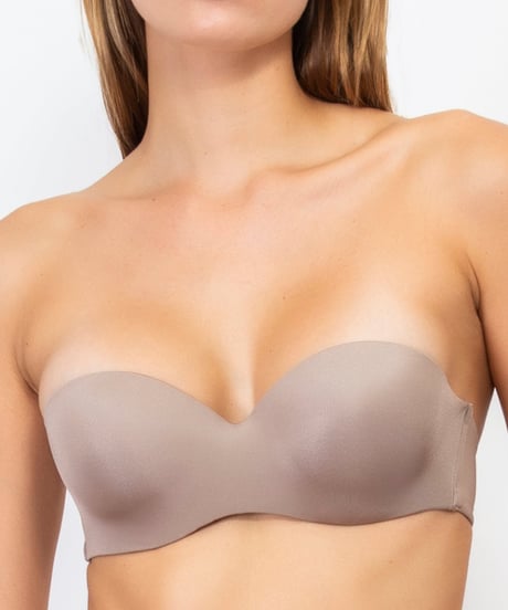 Verdissima Strapless Bra in Stone