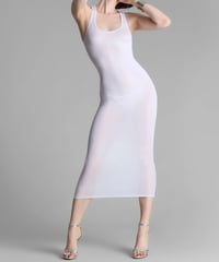 Maison Close La Femme Amazone Long Dress in White