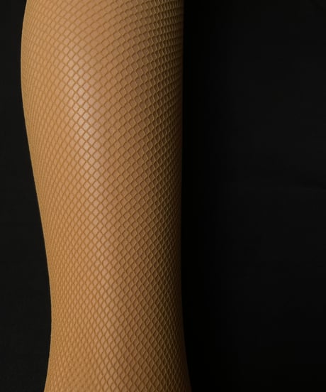 Retina Tights in Noisette (Small Fishnet)