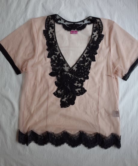 Elise Anderegg LIBELRA Tops in Pink/Black