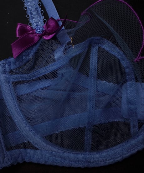 Agent Provocateur Lorna Plunge Underwired Bra in Blue