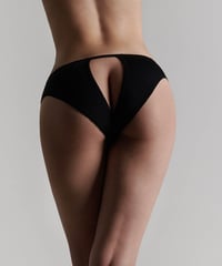 Maison Close Le Petit Secret Open Panty in Black