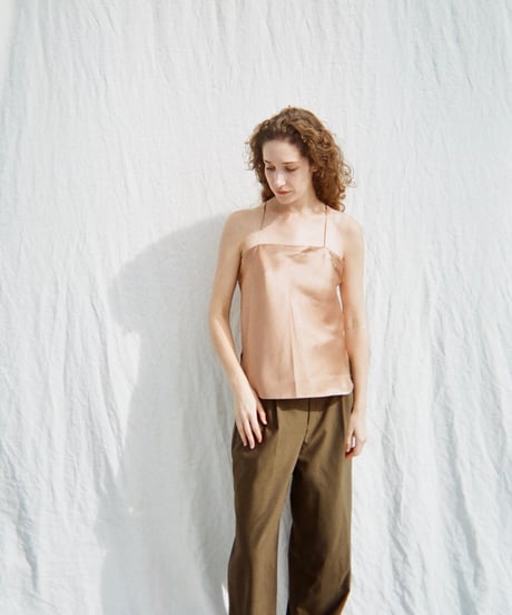 HAZE Silk Camisole in Bronze