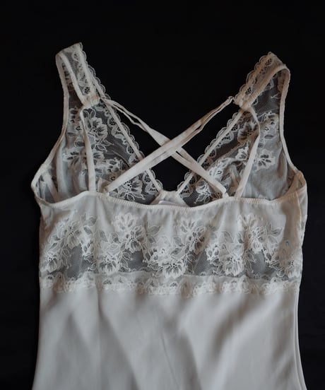 Lace Slip Dress in White