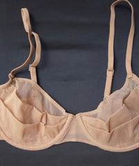 Elastic mesh Bra in Moc
