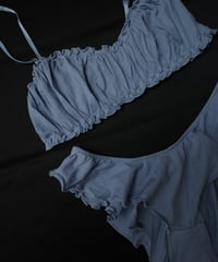 Only Hearts Organic Cotton Joey Bralette in Light Blue