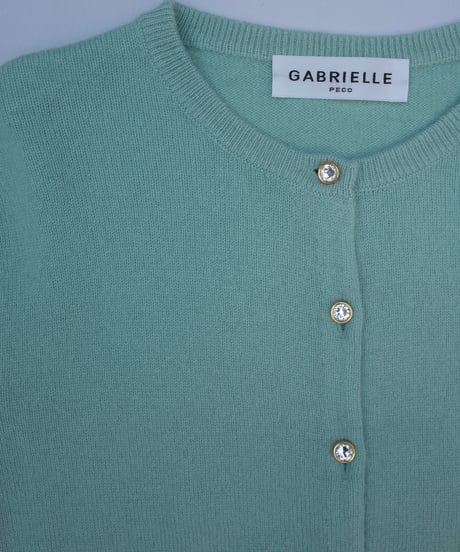 Cashmere Cardigan in Light Green