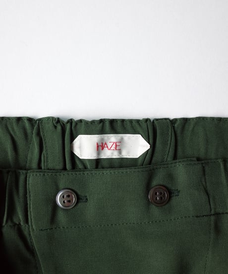HAZE Silk Shorts in Forest