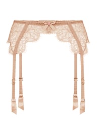 Agent Provocateur Lorna Lace Suspender in Praline