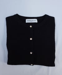 Cashmere Cardigan in Black