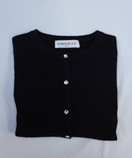 Cashmere Cardigan in Black