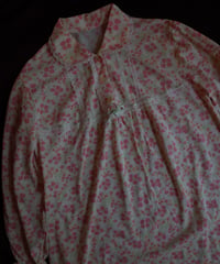 Vintage Pink Night Dress with Flower
