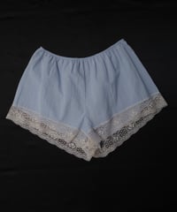 Only Hearts The Dreamers Lace Edge Shorties in Light Blue